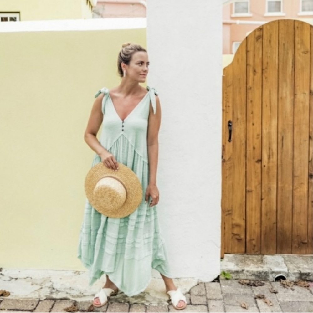 Free People Bay Breeze Maxi Dress S